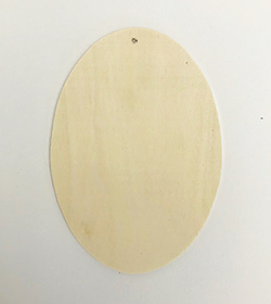 木板-橢圓形(10公分)